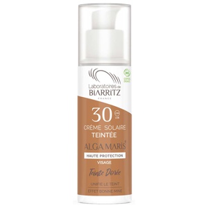 Laboratoires de Biarritz Suncare Tinted Face Sunscreen SPF30 Gold produkt bild
