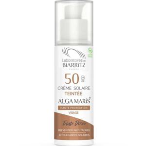Laboratoires de Biarritz Alga Maris Tinted Face Sunscreen SPF50 Golden, 50 ml produkt bild