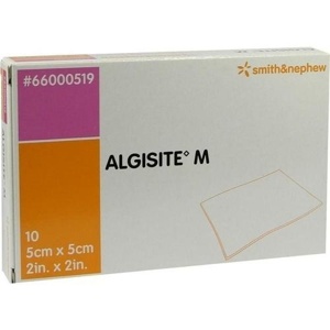 ALGISITE M Calciumalginat Wundaufl.5x5 cm ster. 10 St Kompressen Produktbild