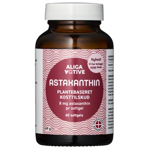 Aliga Aqtive Astaxanthin 822 mg 60 softgels produktbillede