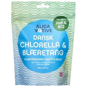 Aliga Aqtive Chlorella & Blæretang pulver - 200 g produktbillede