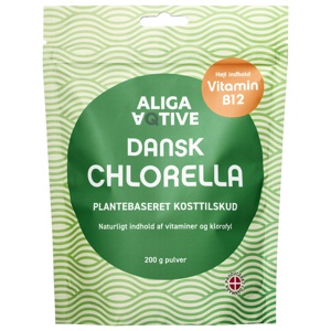 Aliga Aqtive Dansk Chlorella 200 g produktbillede