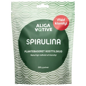 Spirulina pulver - 200 gram produktbillede