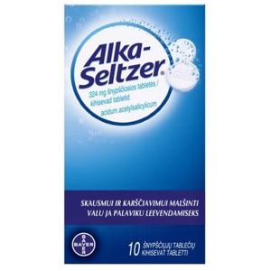 Alka-seltzer tbl 324mg n10 toote pilt