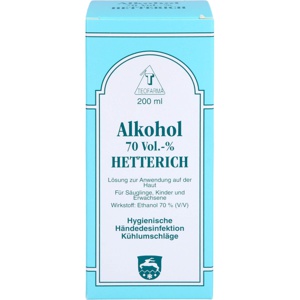 ALKOHOL 70% V/V Hetterich Produktbild