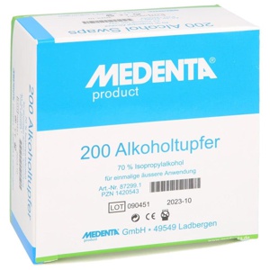ALKOHOLTUPFER 70% Isopropyl Alkohol Produktbild