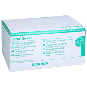 Softa Swabs Alkoholtupfer 100 St Tupfer Produktbild