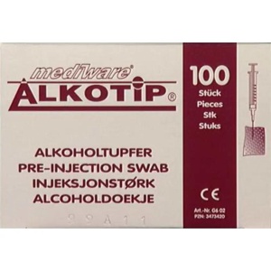 Alkotip injeksjonstørk 60x25 mm 100 stk produktbilde