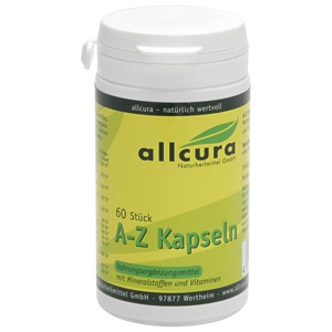 A-Z Kapseln mit Mineralstoffen und Vitaminen Produktbild