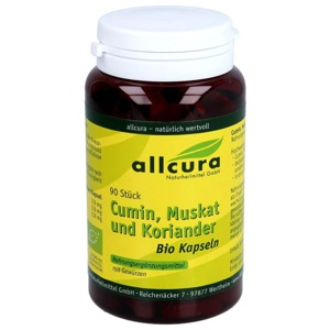 CUMIN Muskat und Koriander Bio Kapseln Produktbild