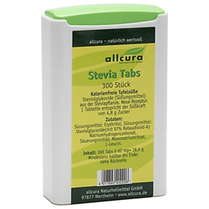 Stevia Tabs Tabletten, 300 St Tabletten Produktbild