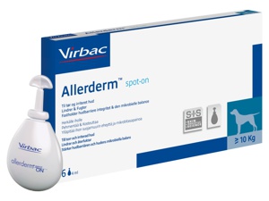 Allerderm spot-on M/L til hund over 10 kg 6x4 ml produktbilde