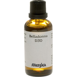 Allergica Belladonna D30 - 50 ml produktbillede