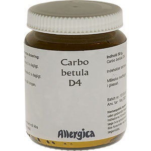 Allergica Carbo betula D4 trit - 50 g produktbillede