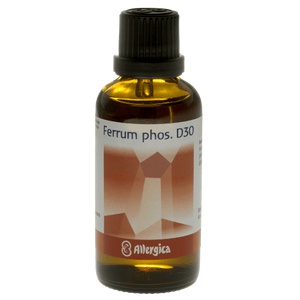 Allergica Ferrum phos. D30 - 50 ml produktbillede
