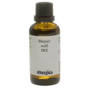 Allergica Hepar sulf. D12 - 50 ml. produktbillede