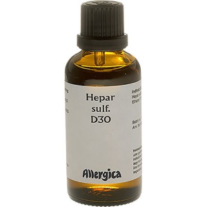 Allergica Hepar Sulf. D30   50 ml produktbillede