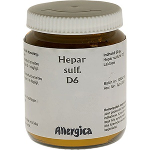 Allergica Hepar Sulf. D6 Trit   50 g produktbillede