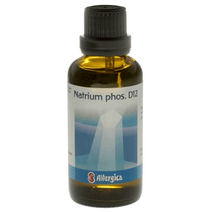 Allergica Natrium phos. D12 - 50 ml produktbillede