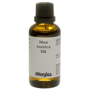 Allergica Nux vomica D6 - 50 ml produktbillede
