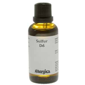 Allergica Sulfur D6 - 50 ml produktbillede