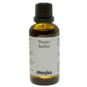 Allergica Thuja/Sulfur - 50 ml produktbillede