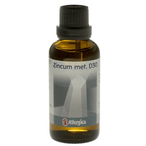 Allergica Zincum met. D30 - 50 ml produktbillede