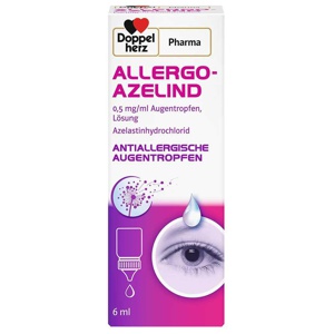 ALLERGO-AZELIND DoppelherzPha. 0,5 mg/ml Augentr. Produktbild