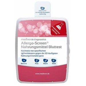 ALLERGO SCREEN Bluttest Nahrungsmittel Produktbild
