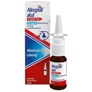 ALLERGODIL akut forte 1,5 mg/ml Nasenspray Lösung Produktbild