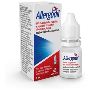 Allergodil silmatilgad 0,5mg/ml 6ml toote pilt