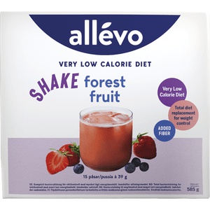 Allevo VLCD Shake Forest Fruit 15 portioner produktbillede