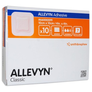 Allevyn Adhesive 10 x 10 cm 10styck produkt bild