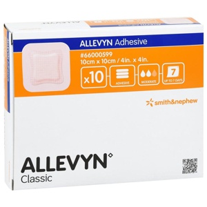 Allevyn Adhesive 10x10 cm 10 St Verband Produktbild