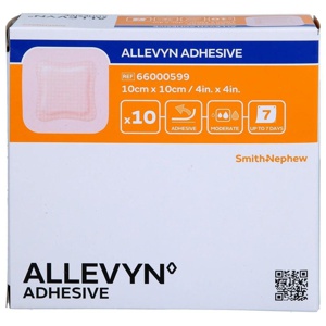 ALLEVYN Adhesive 10x10 cm haftende Wundauflage Produktbild