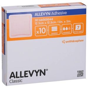 Allevyn Adhesive 12,5x12,5 cm haftende Wundauflage Produktbild