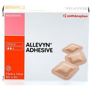 Allevyn Adhesive 7,5 x 7,5 cm produktbillede