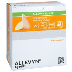 ALLEVYN Ag Heel Schaumstoff Fersenverb.10,5x13,5cm Produktbild