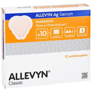 ALLEVYN Ag Sacrum 17x17 cm Wundverband Produktbild