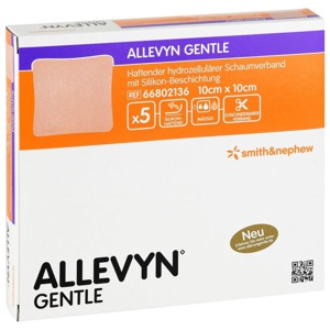 ALLEVYN Gentle 10x10 cm Schaumverband Produktbild