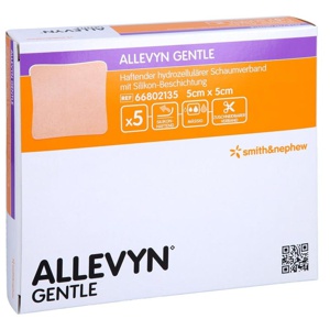 ALLEVYN Gentle 5x5 cm Schaumverband Produktbild