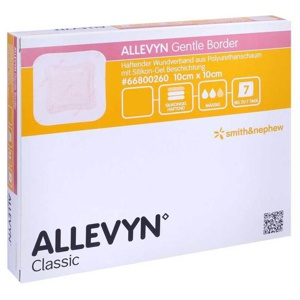 ALLEVYN Gentle Border 10x10 cm Schaumverb. Produktbild