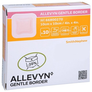 ALLEVYN Gentle Border 10x10 cm Schaumverb. Produktbild