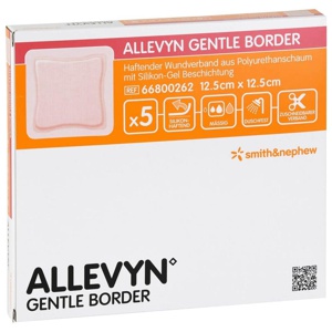ALLEVYN Gentle Border 12,5x12,5 cm Schaumverb. Produktbild
