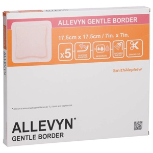 ALLEVYN Gentle Border 17,5x17,5 cm Schaumverb. Produktbild