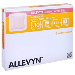 ALLEVYN Gentle Border Lite 10x10 cm Schaumverb. Produktbild