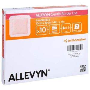 ALLEVYN Gentle Border Lite 10x10 cm Schaumverb. Produktbild