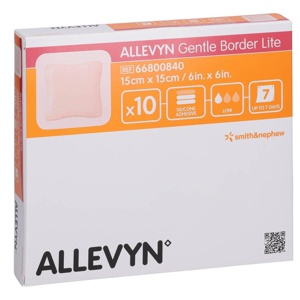 ALLEVYN Gentle Border Lite 15x15 cm Schaumverb. Produktbild