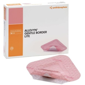 Allevyn Gentle Border Lite bandasje 7,5x7,5cm 10 stk produktbilde