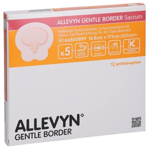 ALLEVYN Gentle Border Sacrum 16,8x17,1 cm Schaumv. Produktbild